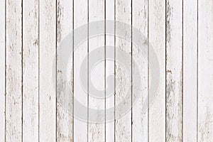 White natural wood wall texture and background, Empty surface white wooden for design,Top view white table and copy space