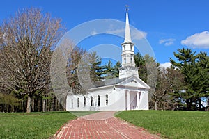 White New England Chapel