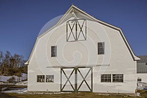 White New England Horse Barn Vermont