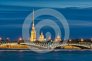 The White Nights in St.-Petersburg, Russia photo