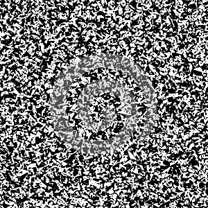 White noise black and white pattern