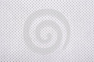 White nonwoven fabric texture photo