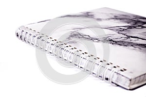 White notebook