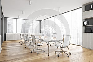 White office meeting room