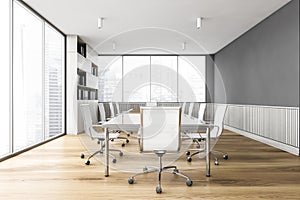 White office meeting room