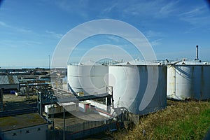 White oil Storage tanks