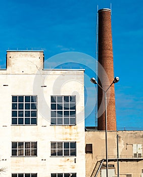 White old factory in Kaunas