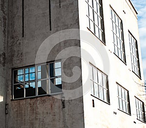 White old factory in Kaunas