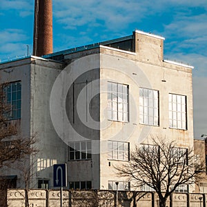 White old factory in Kaunas