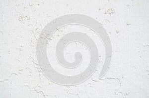 White Old Vintage Pain Peeling Wall Cracks Texture for background and design art work