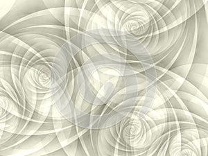 White Opaque Swirls Spirals