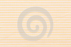 White and orange fabric striped pattern texture background.