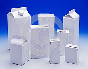 White package boxes