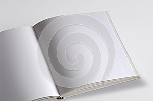 White pages book isolated