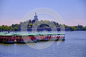 White Pagoda in Beihai park, Beijing, China