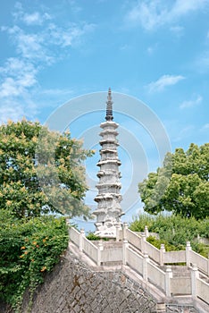 White pagoda, china, day, hangzhou