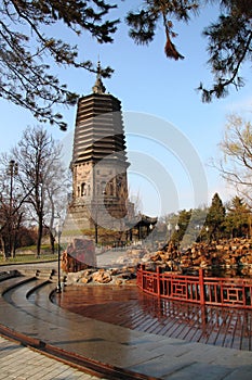 White Pagoda in Liaoyang of china