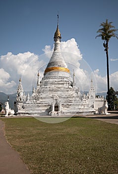 White pagoda of Thailand