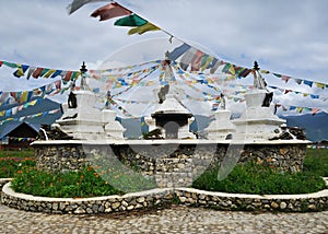 White Pagoda Tibet