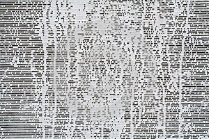 White paint on gray canvas