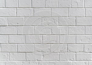 White painted concrete block wall background texture