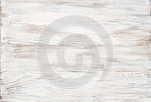 White painted grunge wood background