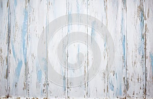 White painted old wooden background