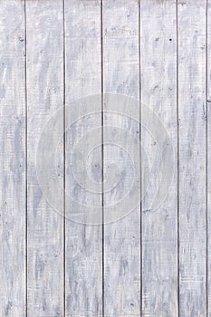 White painted wooden lining boards