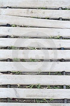 White painted wooden planks side by side