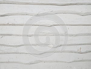 White painted wooden texture background. Rough uneven wooden horizontal boards