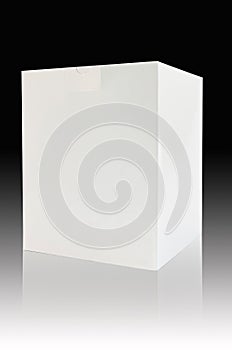 White paper box