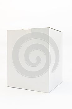 White paper box