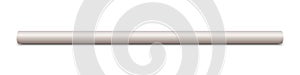 White paper cocktail straw, plant fiber paper drinking straw, the cocktail straws are isolated on the white background - vector