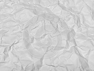 White Paper crease background, look like wrinkles or crumpled of skin. Abstract paper background.