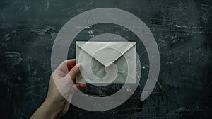 The white paper envelope.AI generated image