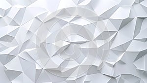 White paper geometric pattern, abstract background template for website