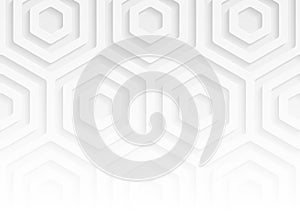 White paper geometric pattern, abstract background template for website, banner, business card, invitation