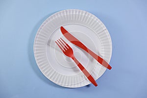 White Paper Plates