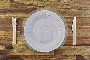 White Paper Plates