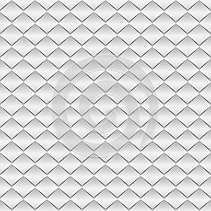 White paper rhombus seamless pattern