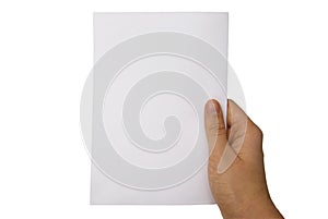 White paper sheet