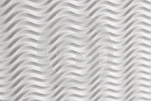 White Paper textured Background - Wave stripes horizontal with unsharpness and space for text photo