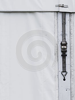 White party event tent detail