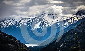 White pass mountains in british columbia