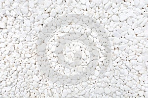 White pebble background texture.