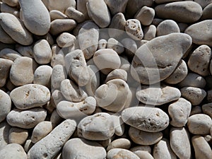 White Pebble beach, Lefkada island, Greece - Background