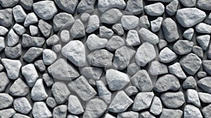 White pebble stone wall texture background