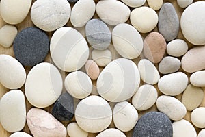 White pebbles background, simplicity, daylight, stones