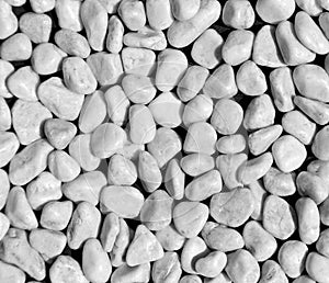 White pebbles