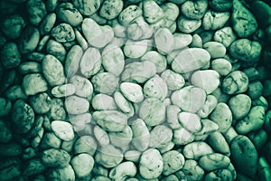 White pebbles river stone nature   background